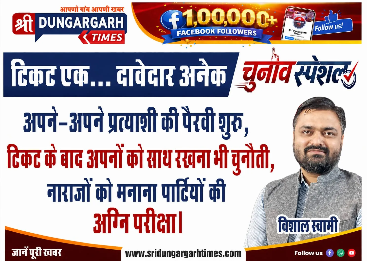 अपने-अपने प्रत्याशी की पैरवी शुरू, टिकट के बाद अपनों को साथ रखना भी चुनौती, नाराजों को मनाना पार्टियों की अग्नि परीक्षा।