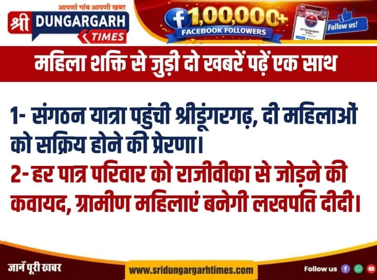 महिला शक्ति से जुड़ी दो खबरें पढ़ें एक साथ