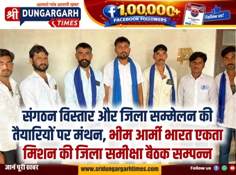 संगठन विस्तार और जिला सम्मेलन की तैयारियों पर मंथन